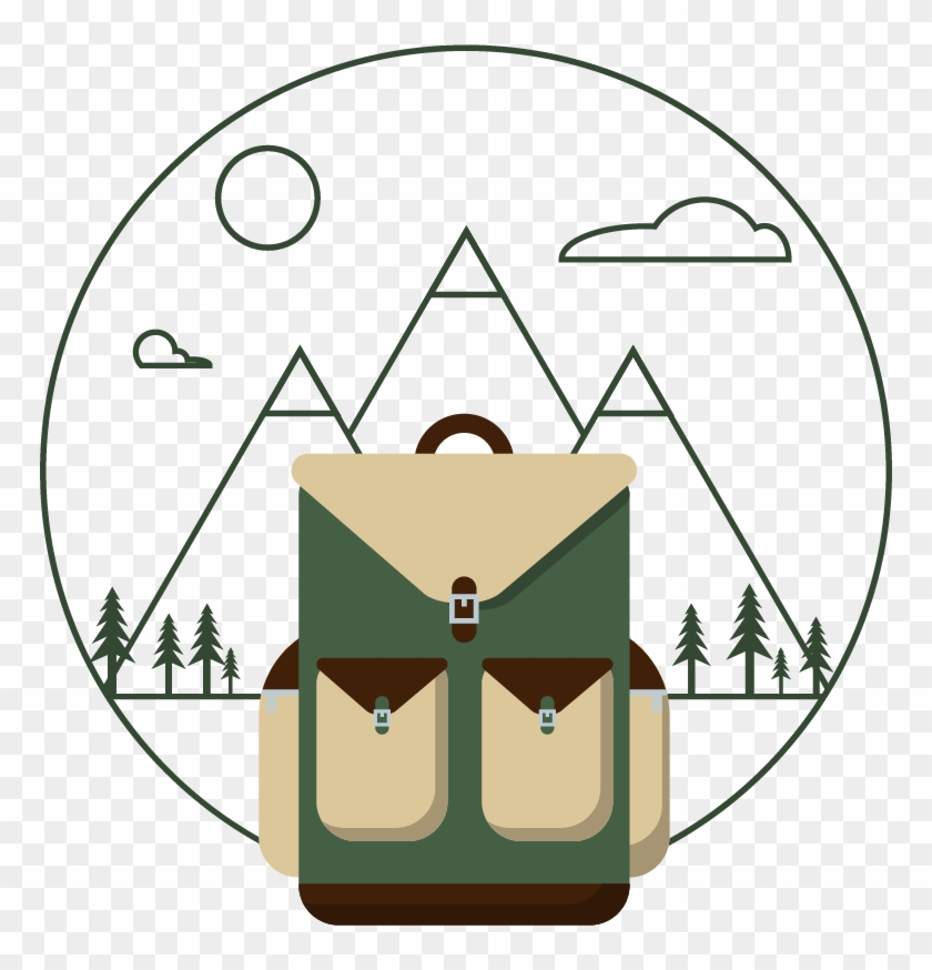 Go Backpacking Logo - Go Backpacking Logo #1115893