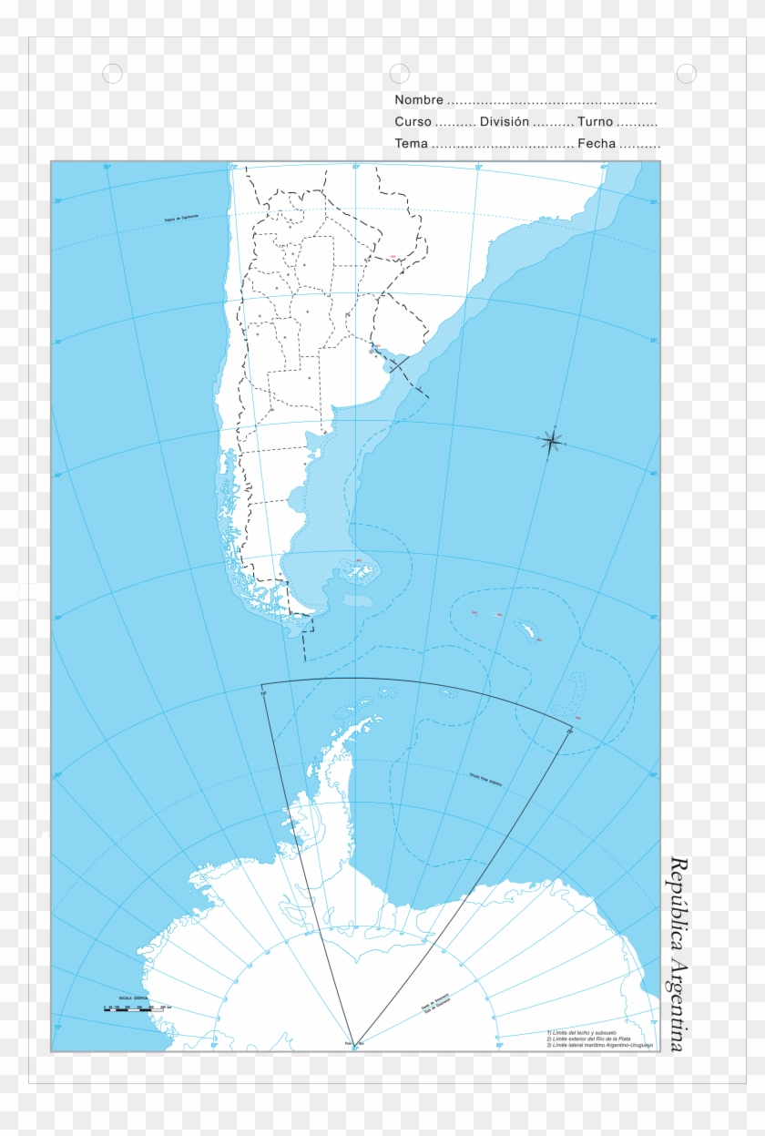 Escolares Argentina Bicontinental - Mapa Bicontinental De La Argentina N 5 #1115940