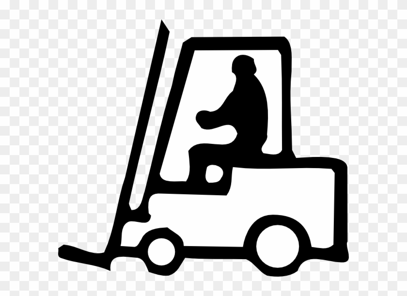 Warehouse Clipart Forklift Safety - Fork Lift Clip Art - Free ...
