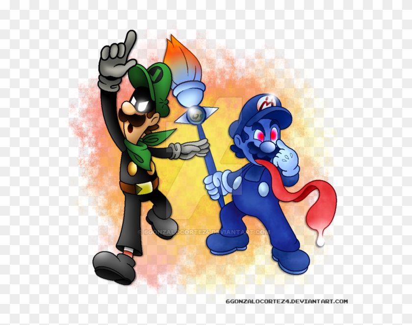 L And Shadow Mario By 6gonzalocortez4 Super Mario Mr L Free Transparent Png Clipart Images Download
