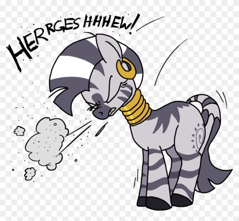 Zebra Sneeze By Psfforum - Cartoon #1116768