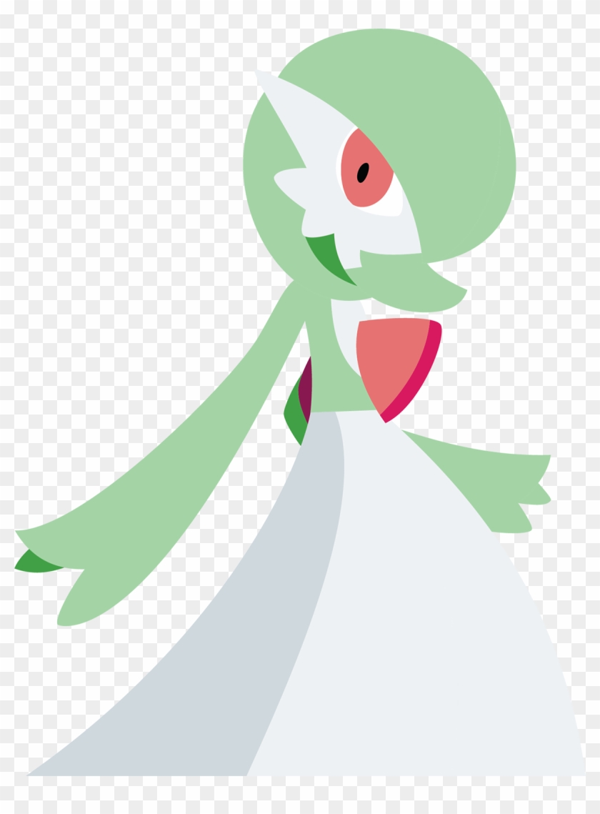 Gardevoir, A Vectorization Of An Image - Cartoon #1117545