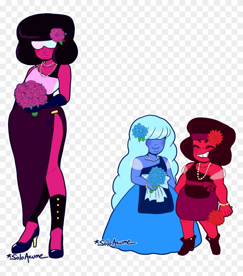 Garnet Fusion Formal - Steven Universe Ruby And Sapphire Wedding - Transparent PNG Clipart