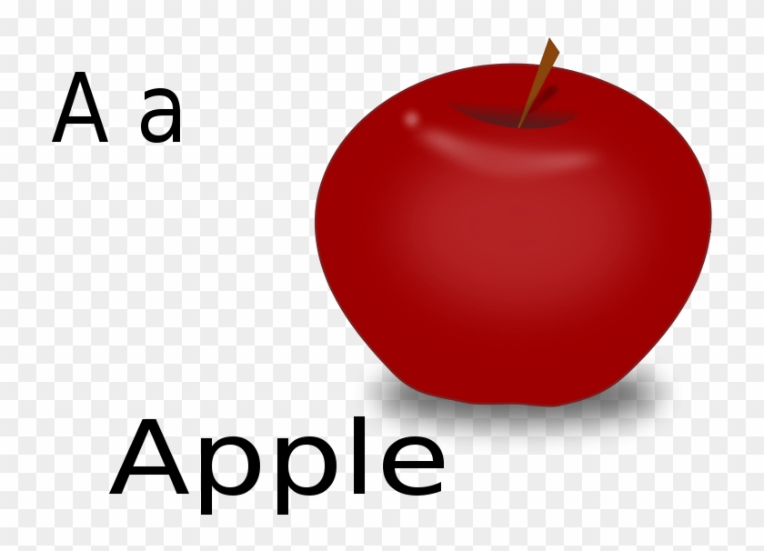 Letter A Apple Clipart