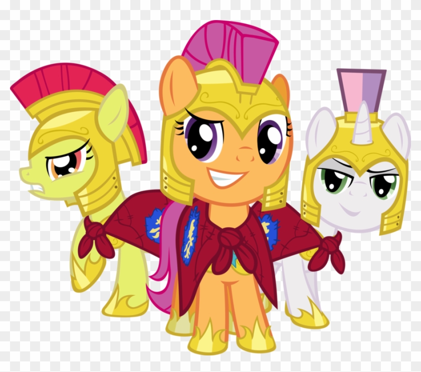 Cutie Mark Crusader Royal Guards By Spaceponies - Cutie Mark Crusaders Solo #1120200