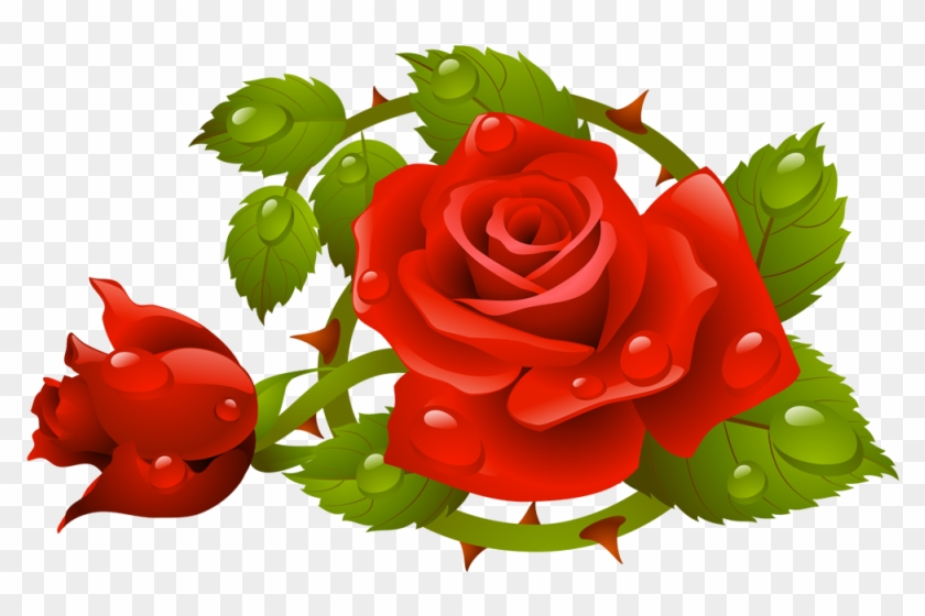 Rose Floral Design Flower - Background Frame Lettering Decoupage Red Roses Png - Free Transparent PNG Clipart Images Download