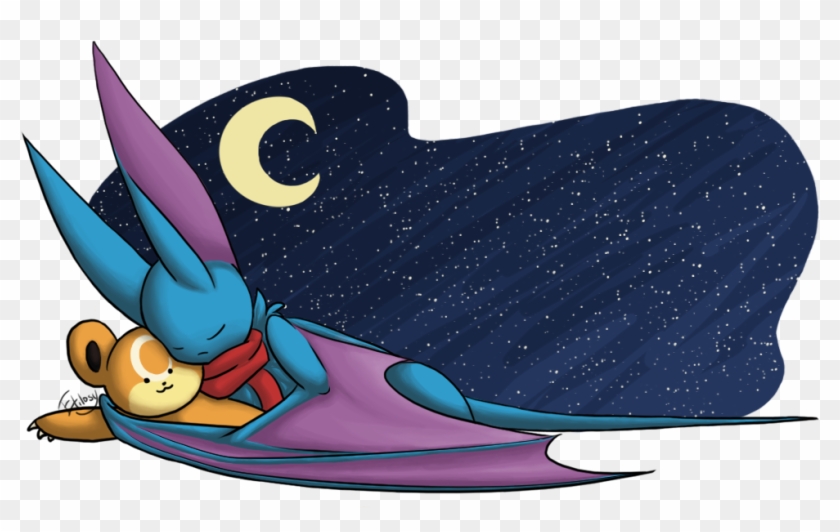 Goodnight Little Bat By Etilosy On Deviantart Rh Etilosy - Cartoon #1120546