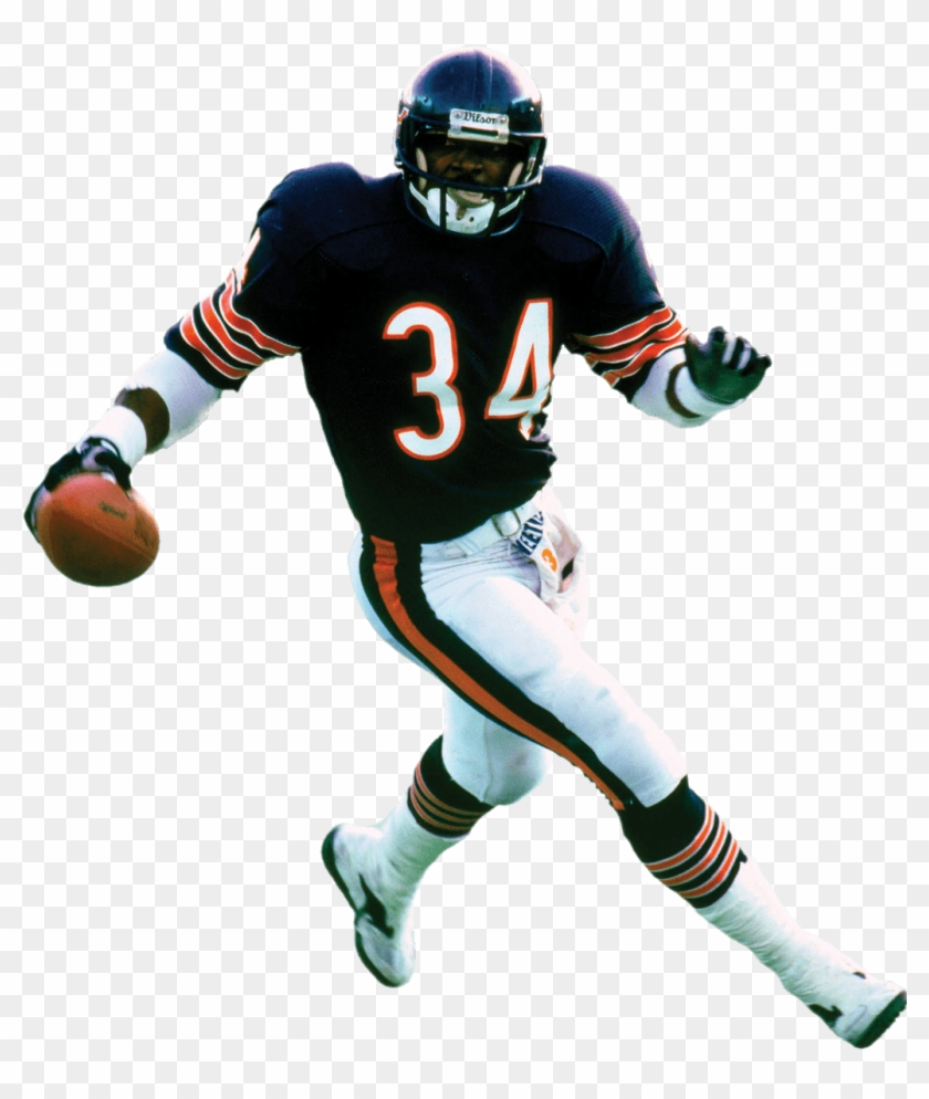 Chicago Bears Player Transparent Png - Walter Payton Running #1120662