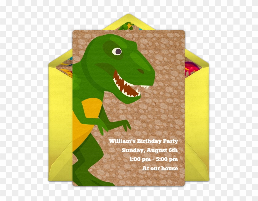 Free Dinosaur Invitations - Tyrannosaurus #1121612