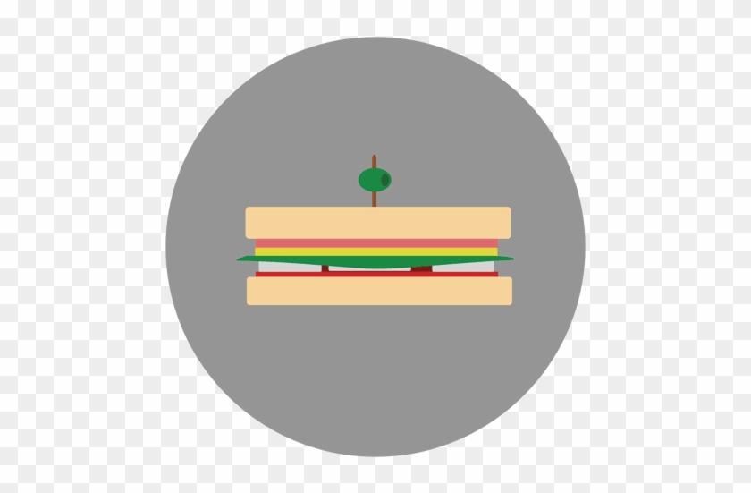 Burger Circle Icon Transparent Png - Circle #1121680