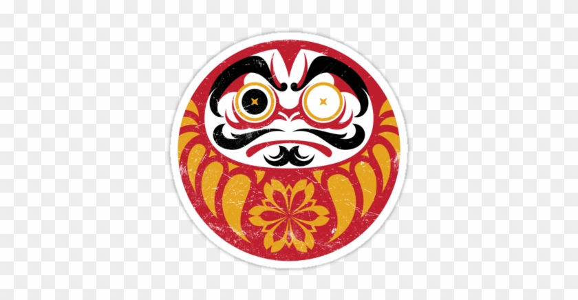 Kabuki Daruma By Cow41087 - Daruma Doll #1121823