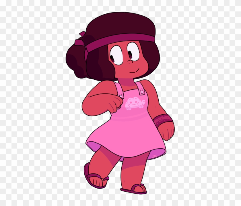 Pink Red Facial Expression Cartoon Nose Fictional Character - Ruby In A Dress Steven Universe #1122123