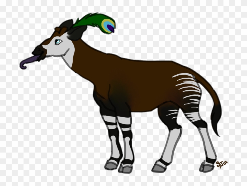 Snowshoe] [numbat-striped Butterfly Deer - Cartoon Okapi #1122391