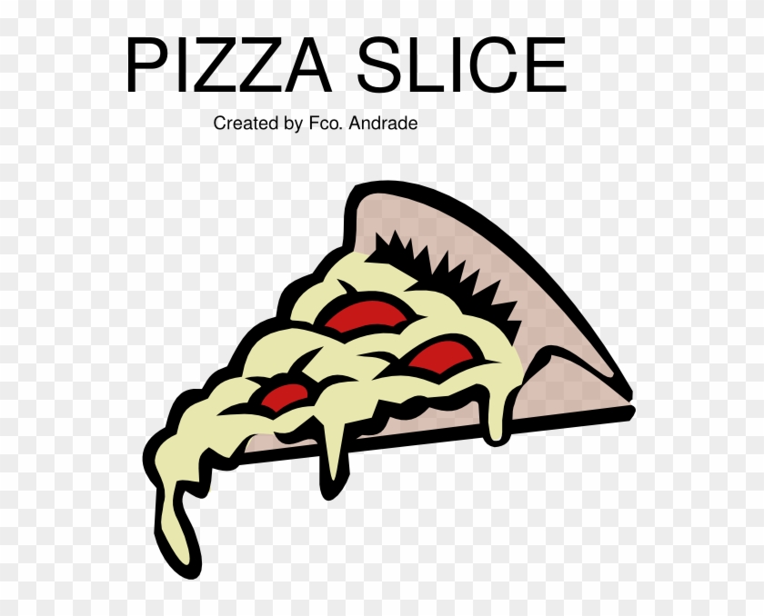 Pepperoni Pizza Slice Clip Art Free Vector 4vector - Pizza Is My Favorite Food #1124006