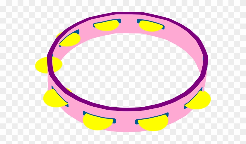 Pink Tambourine Clip Art - Free Tambourine Clipart #1127098