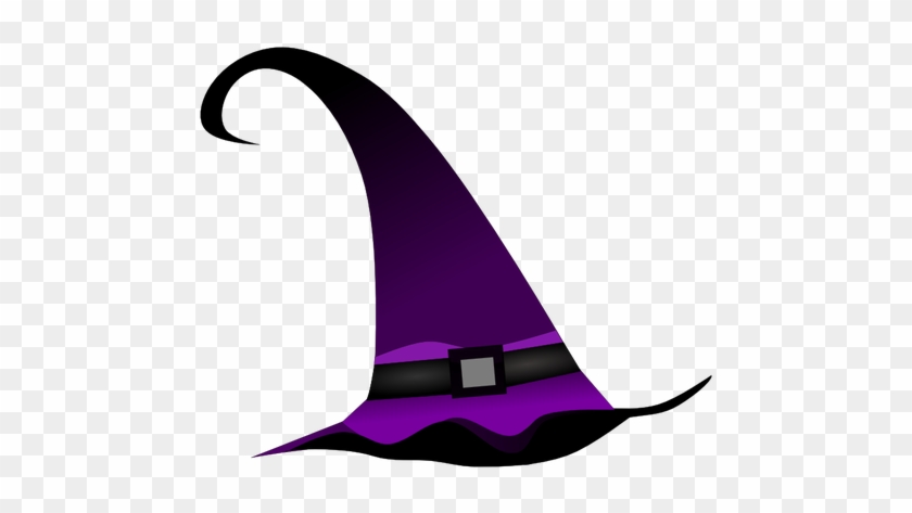 Violet Clipart Hat - Purple Witch Hat Png #1127356