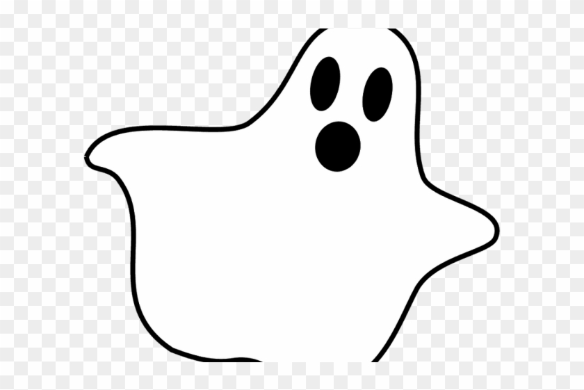 Ghostly Clipart Sign - White Ghost #1128017