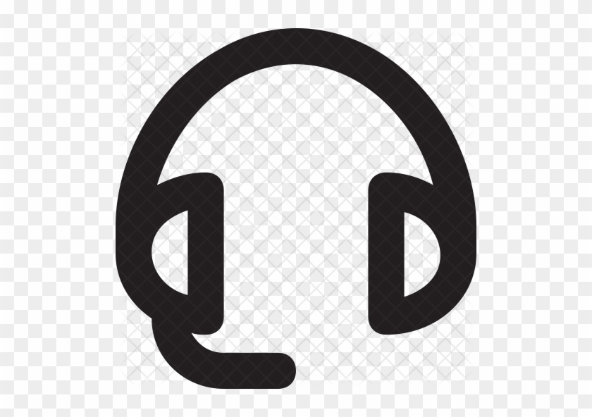 Headphone Icon - Circle #1129707