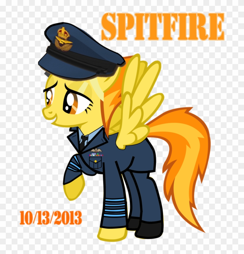 Raf Captain Spitfire By Imperialace - Mlp Spitfire Nazi #1130919