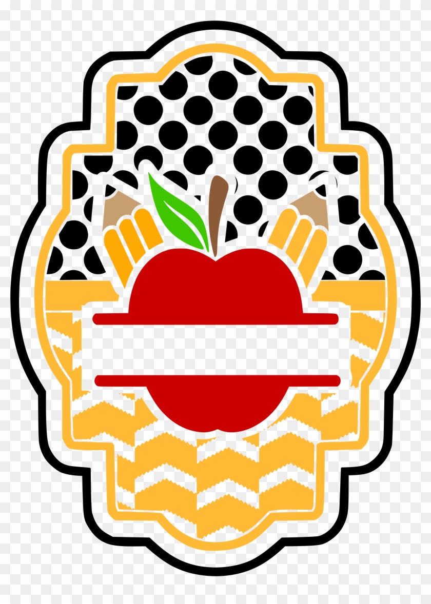 School Apple Pattern - School #1130979