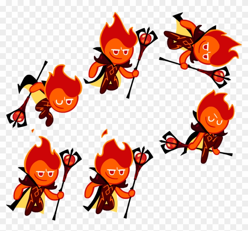 Fire Spirit Cookie - Portable Network Graphics #1131249