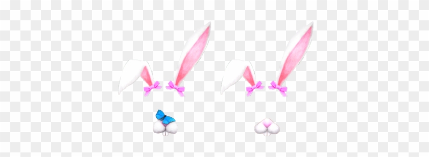 Bunnies, Bunny, And Filter Image - Snapchat Filter Bunny Png #1131677