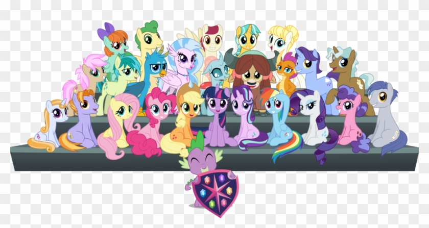 Our First O - Mlp Sandbar Gallus Yona Smolder Ocellus Silverstream #1132963