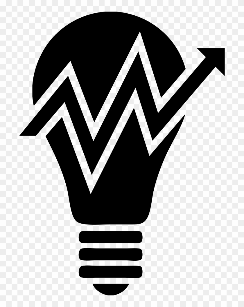 Light Bulb With Ascent Arrow Comments - Electricity #1133293