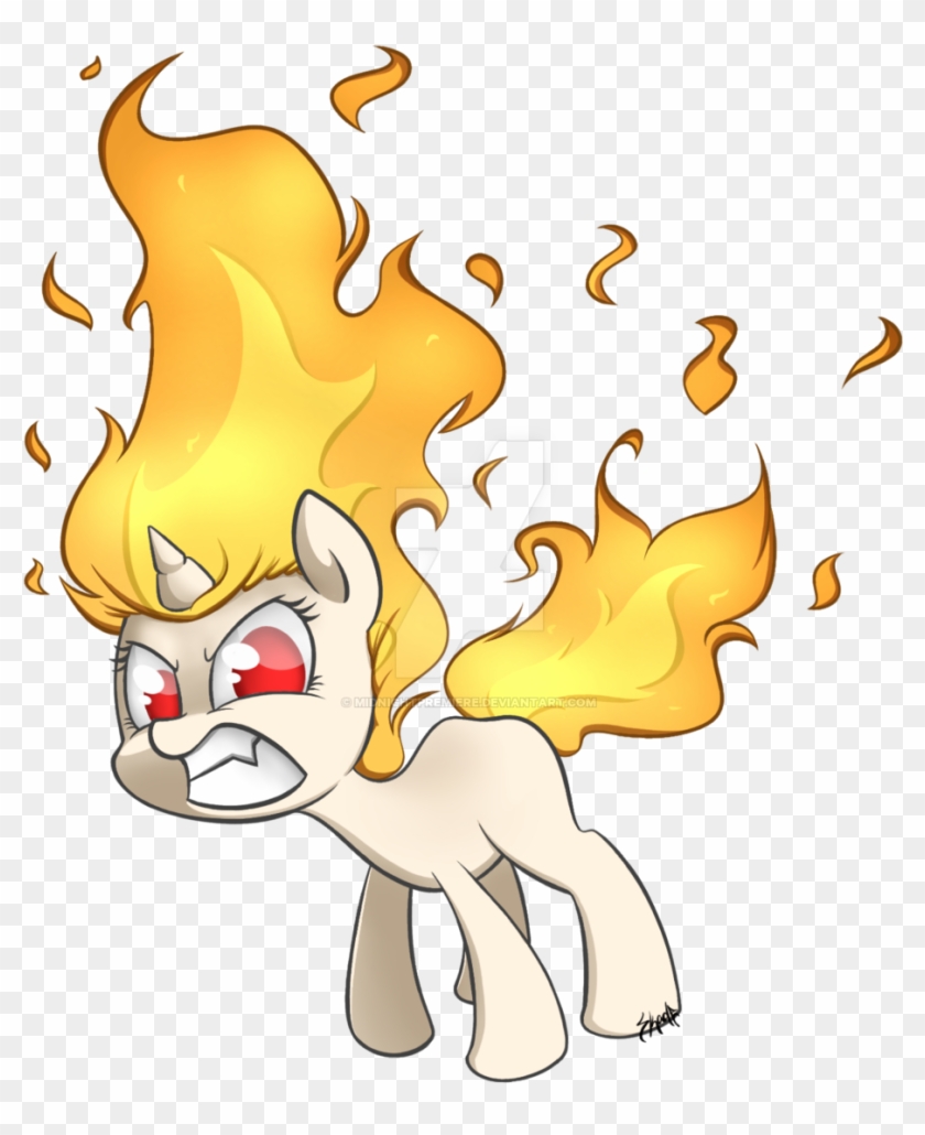 Mane Of Fire, Obtrusive Watermark, Rapidash, Rapidash - Cartoon #1133769