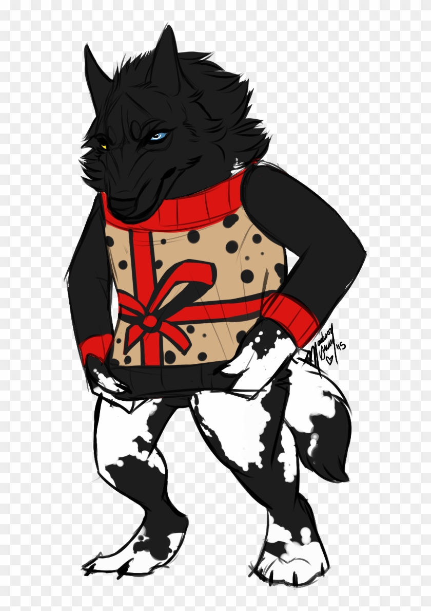 Ugly Werewolf Sweater - Illustration #1133768