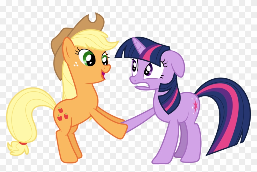 Twilight Sparkle And Applejack #1133918