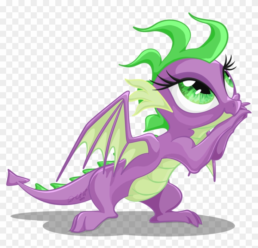 Spike As A Girl Mlp #1133924