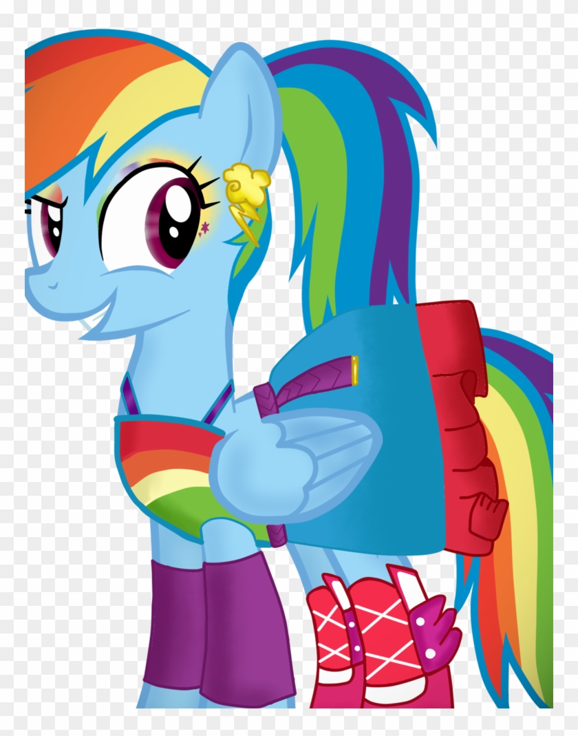 My Little Pony Rainbow Dash Dress My Little Pony Rainbow - Ctslr Cartoon & Anime Series Protective Snap-on #1134484