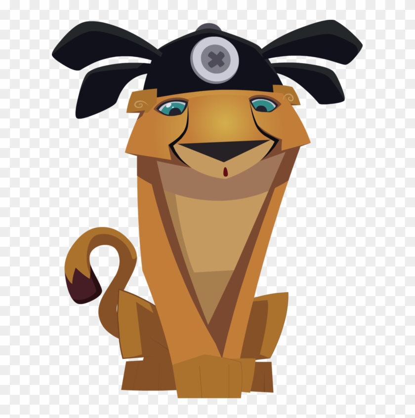 Cheetah With Phantom Hat - Animal Jam Phantom Hat - Full Size PNG