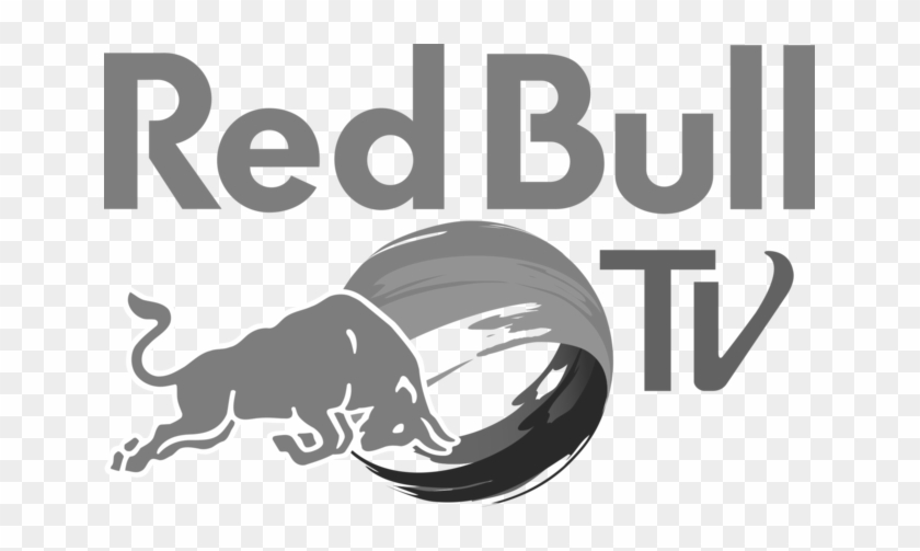 Red Bull Clipart Black And White - Red Bull Tv #1135500