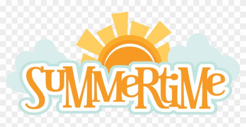 Summertime Svg Scrapbook Title Summer Svg Files Sun Summer Time Clipart Png Free Transparent Png Clipart Images Download