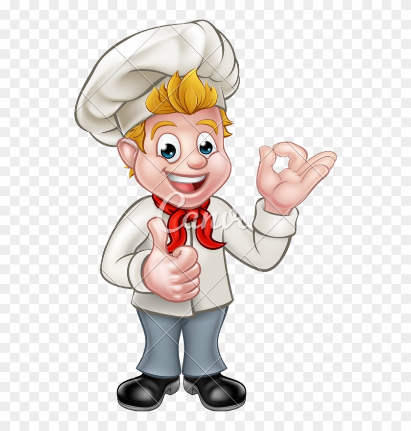 Cartoon Chef Or Baker Character - Africa America Cartoon Chef #1136791