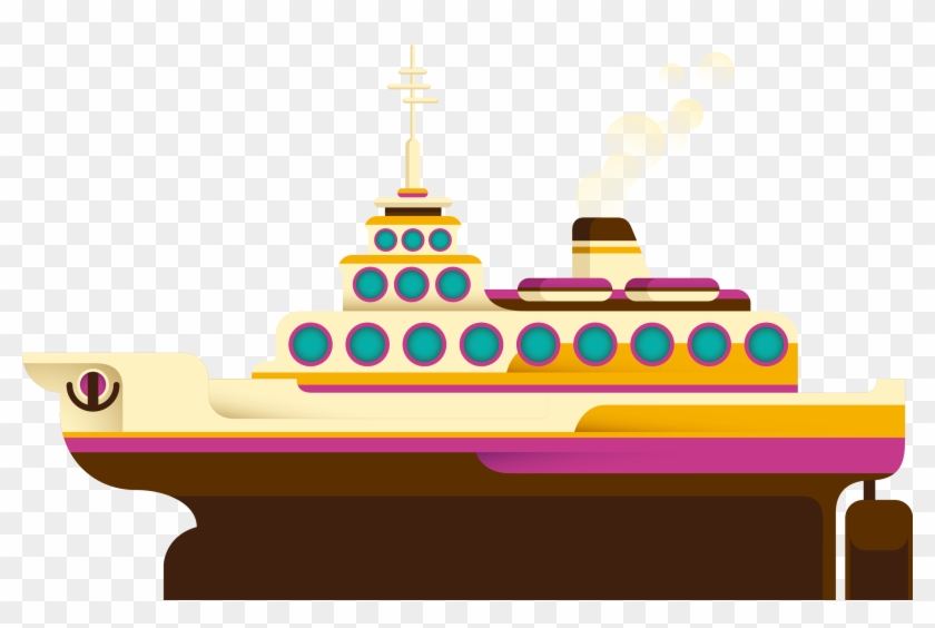 Clip Art - Ship Vector - Vector Graphics #1136842