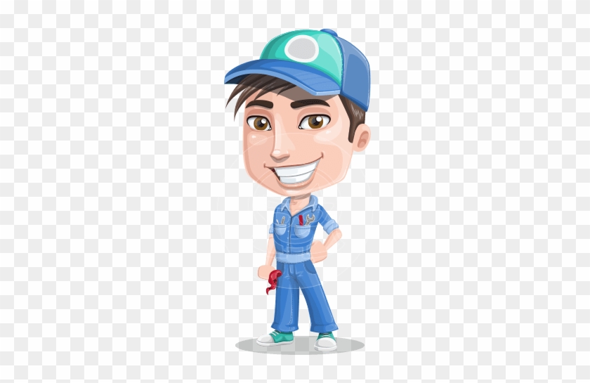 Ashton The Mechanic - Mechanic Cartoon Png #1137224