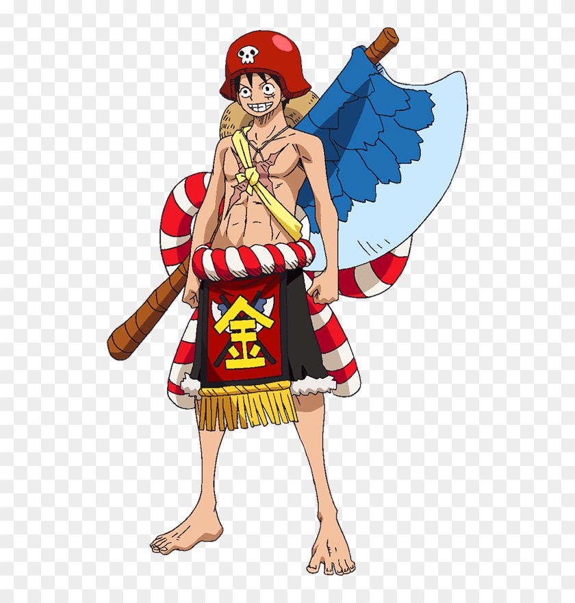 Luffy Film Gold Kintaro Outfit One Piece Film Gold เเ ร ช แม ก Free Transparent Png Clipart Images Download