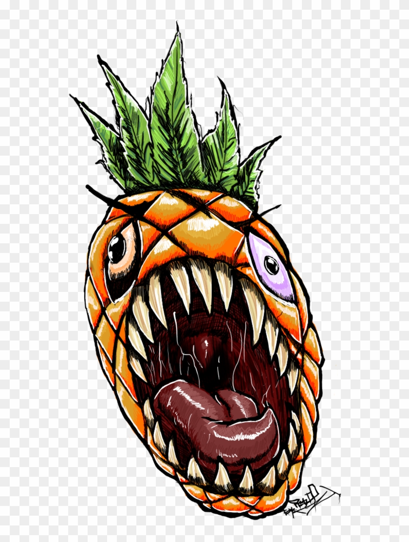 Zombie Pineapple Xd By Richad0z - Illustration #1137667