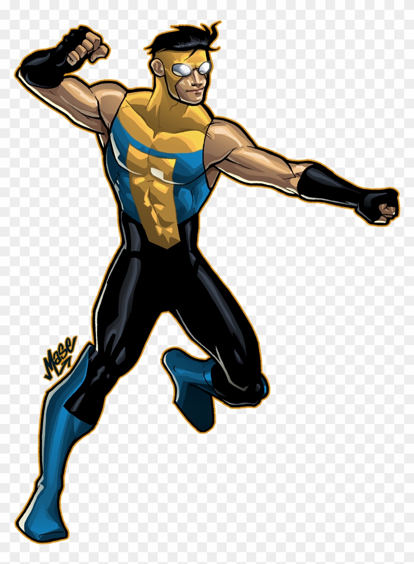 Superhero Booster Gold Invincible Comics Comic Book - Invincible Comic Png #1138267