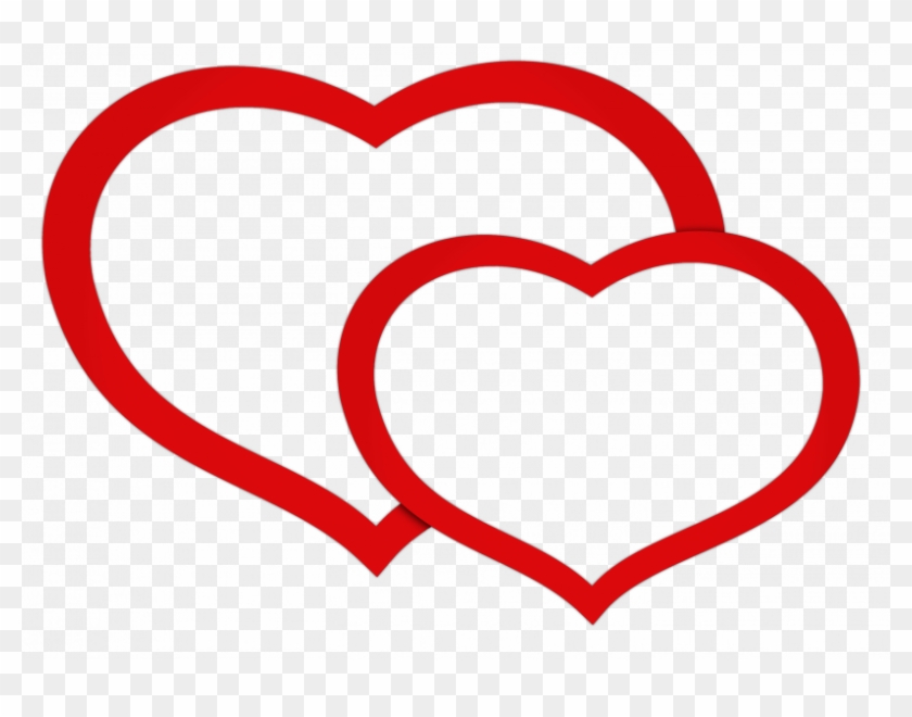 Red Double Heart Png #1138635