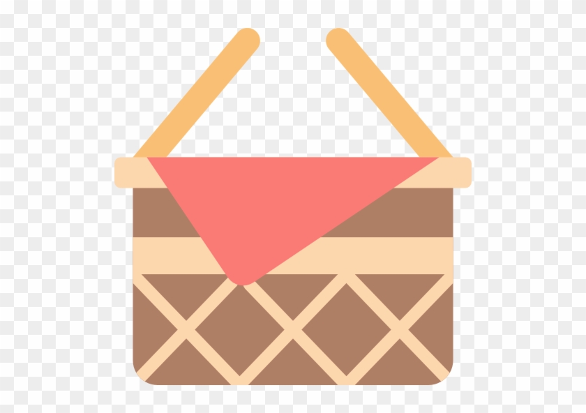 001 Picnic Basket Icon - Wall #1138715