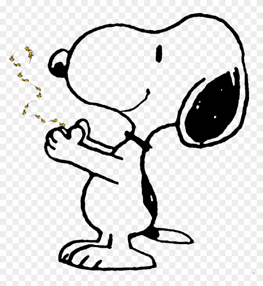 Giant Snoopy Teaching His Friends Birds Flying By Bradsnoopy97 Png Woodstock Snoopy Charlie Brown Free Transparent Png Clipart Images Download