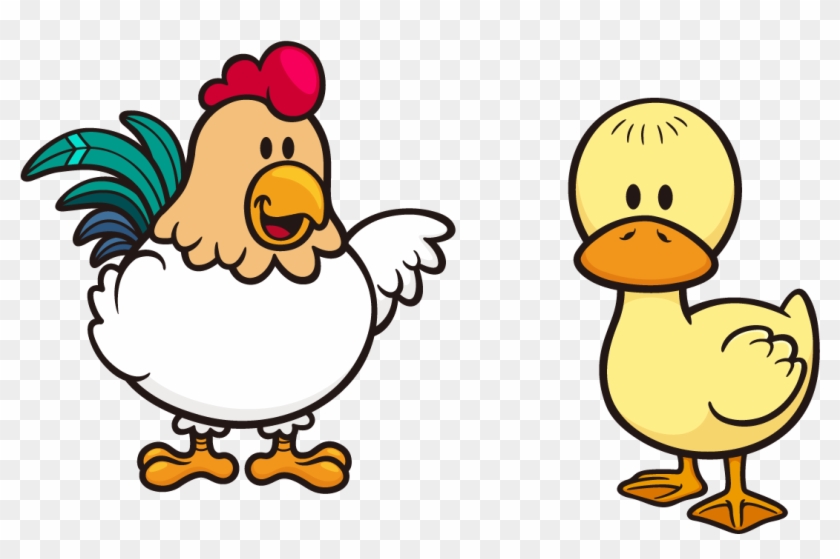 Chicken Cartoon Illustration - Cartoon Animals Images Png #1138992