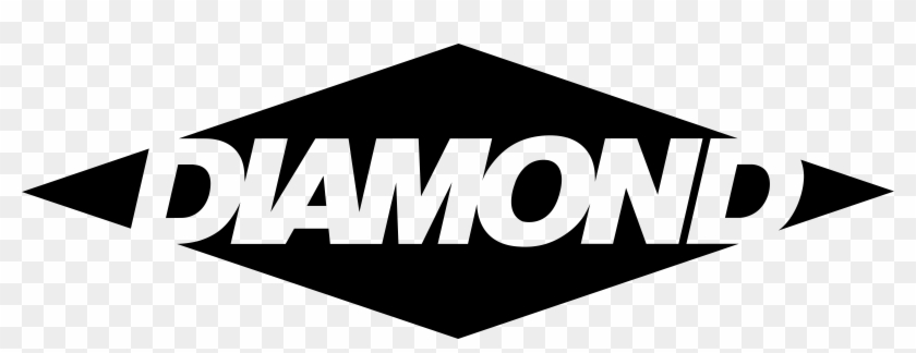 Diamond Logo Black And White - Logo Diamont #1139881