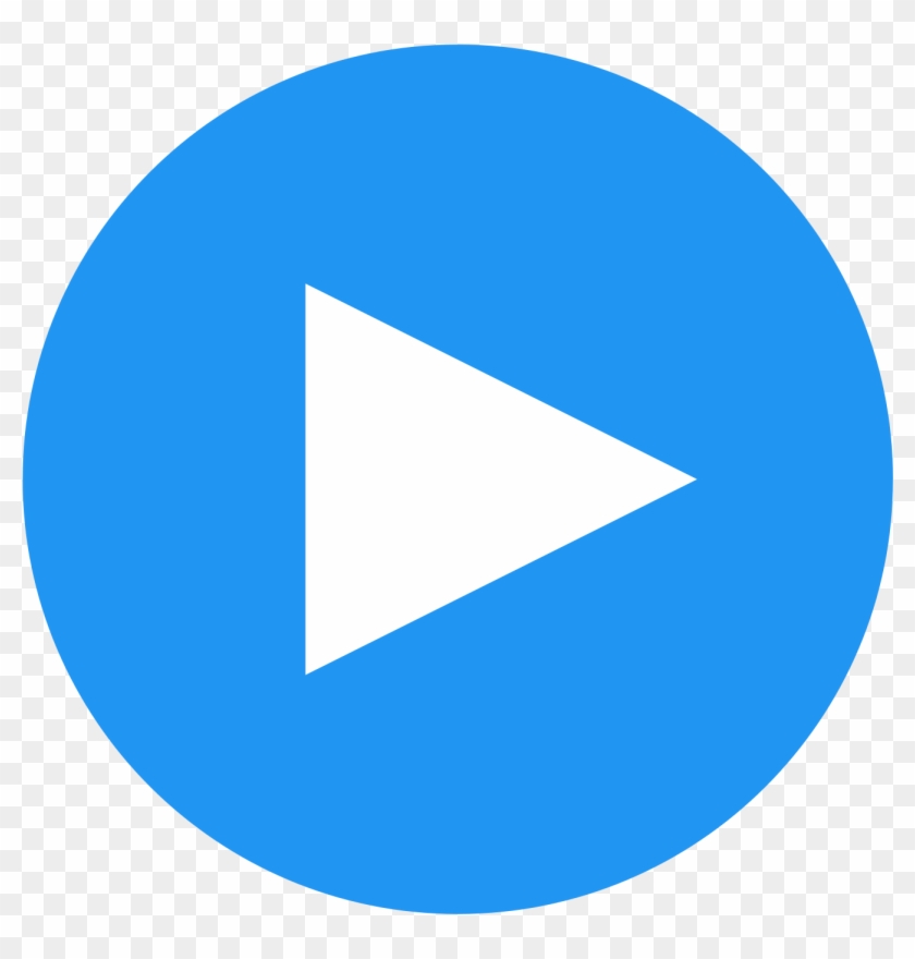 Acone De Reproduzir Youtube - Blue Circle #1140580