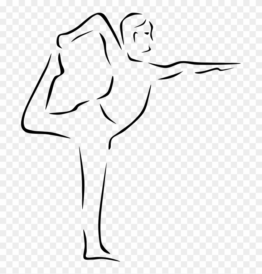 Yoga Poses Drawing Art - Drawing Skill