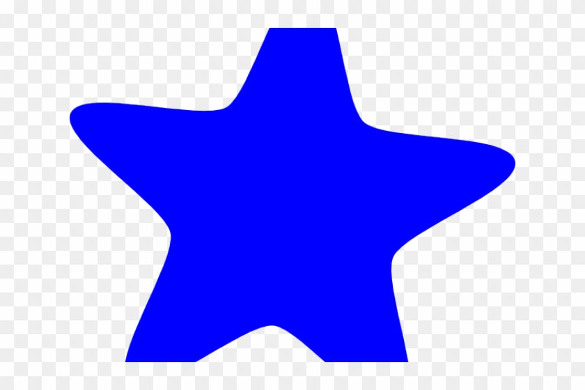 Star Clipart Curved - Blue Star Clipart #1140833